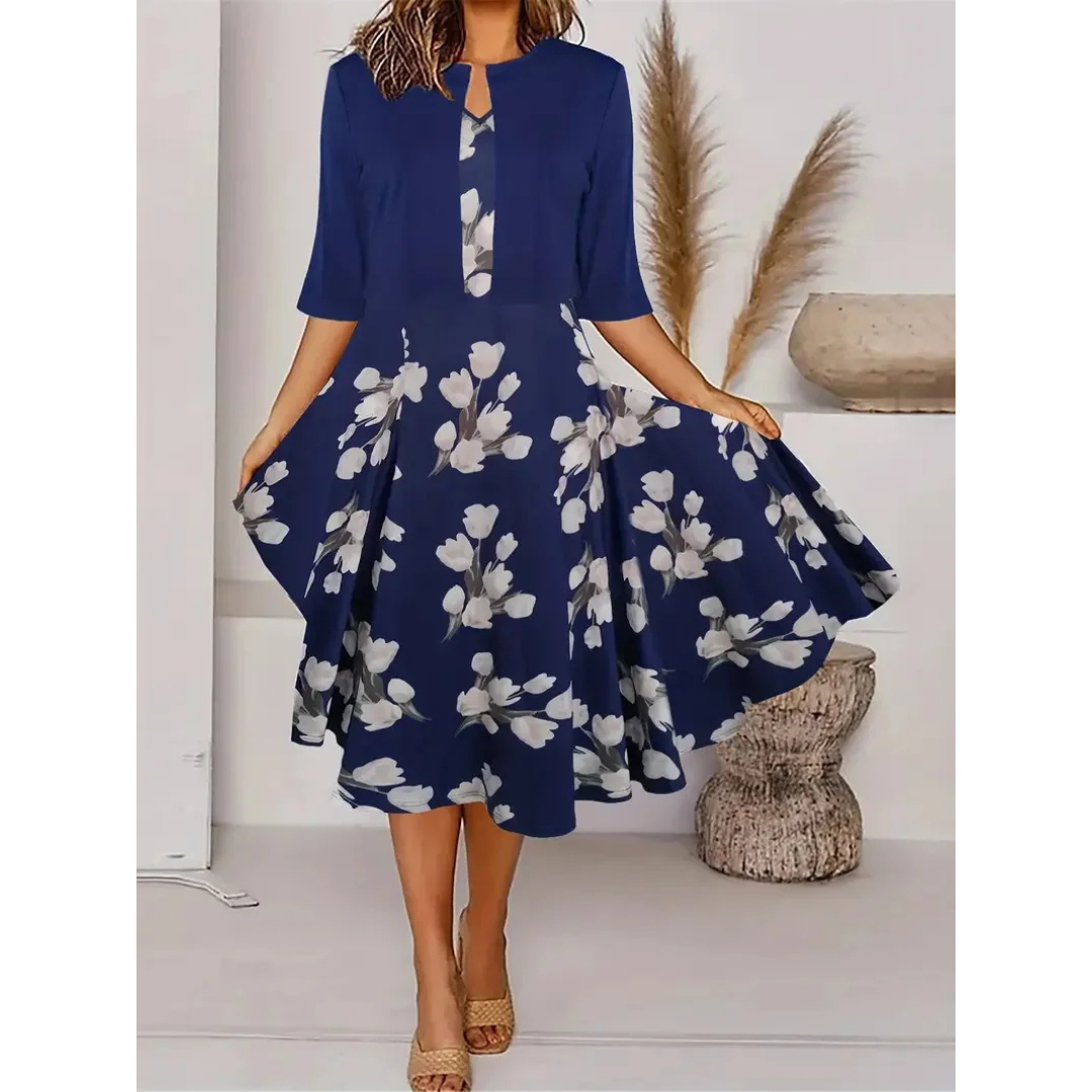 Robe Longue Femme Moderne Tissu Confortable Robe de Soirée Longue Eté 5