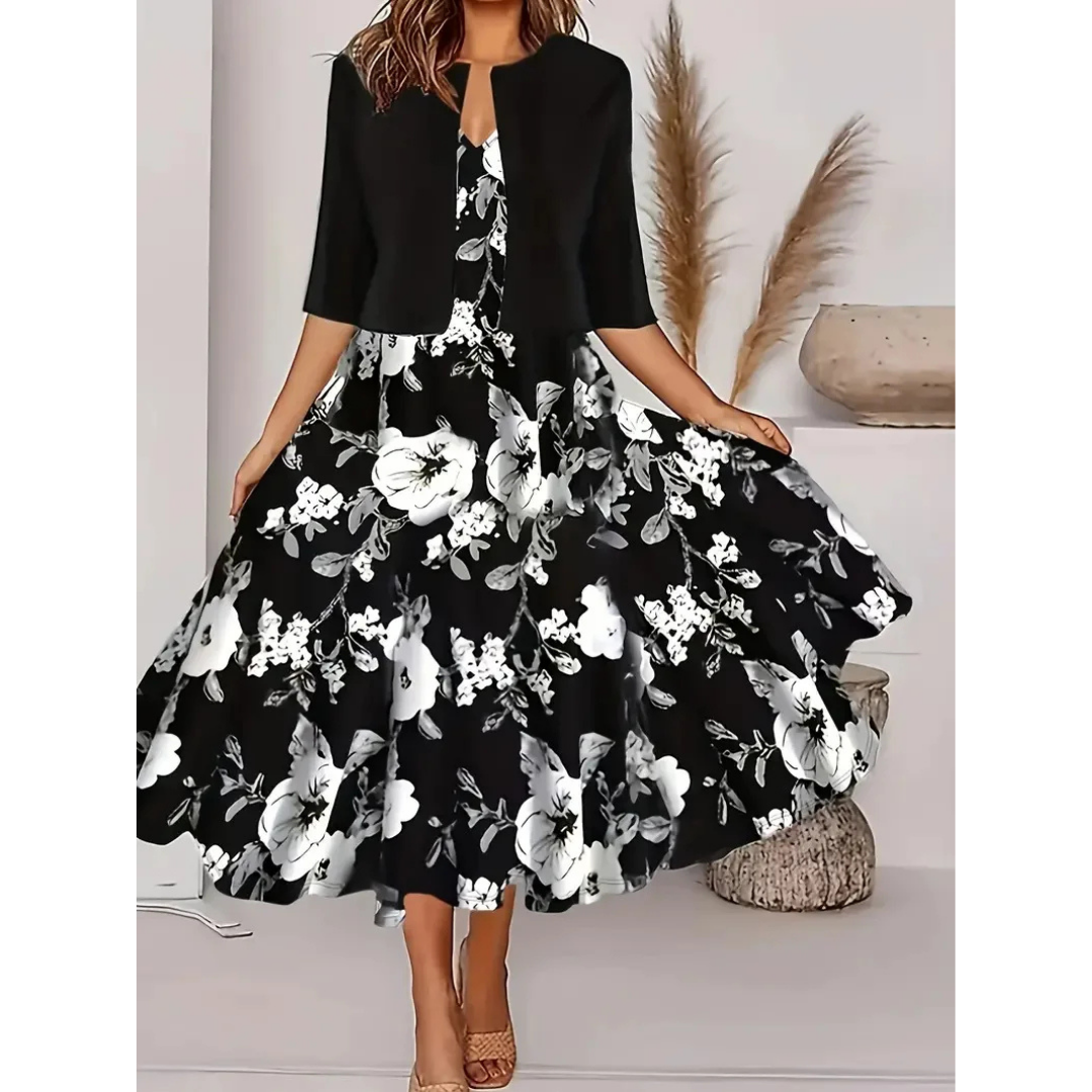 Robe Longue Femme Moderne Tissu Confortable Robe de Soirée Longue Eté 9