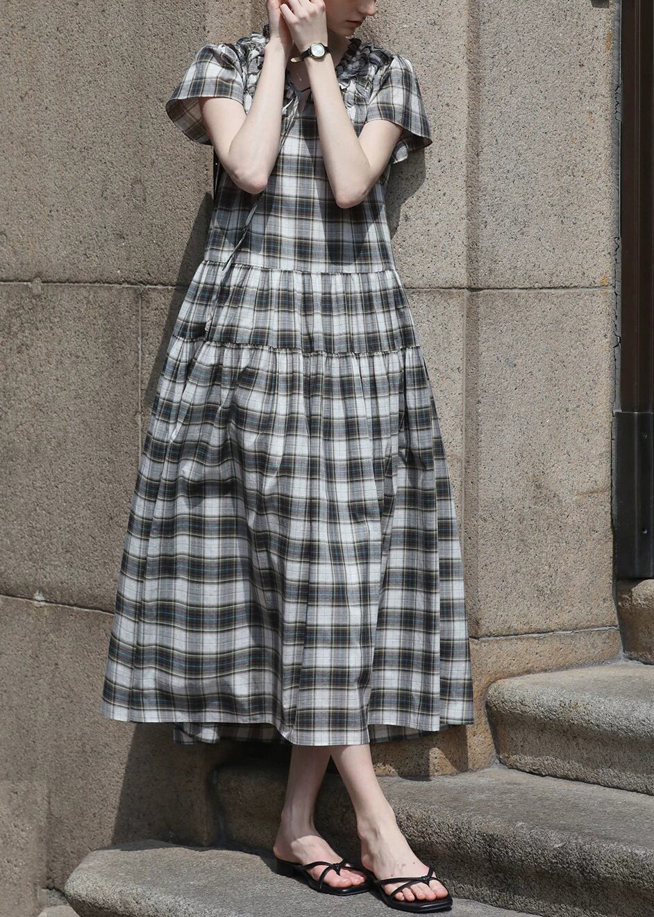 Robe Longue Femme Style Drapé 2