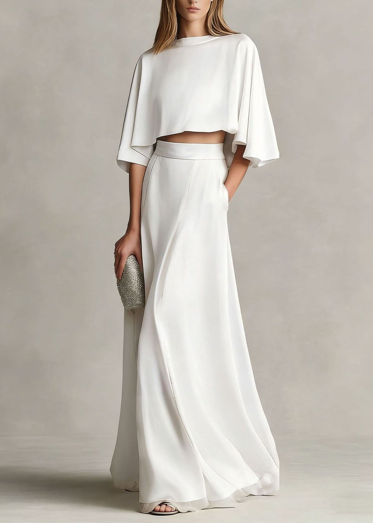 Robe Longue Femme Style Drapé 2