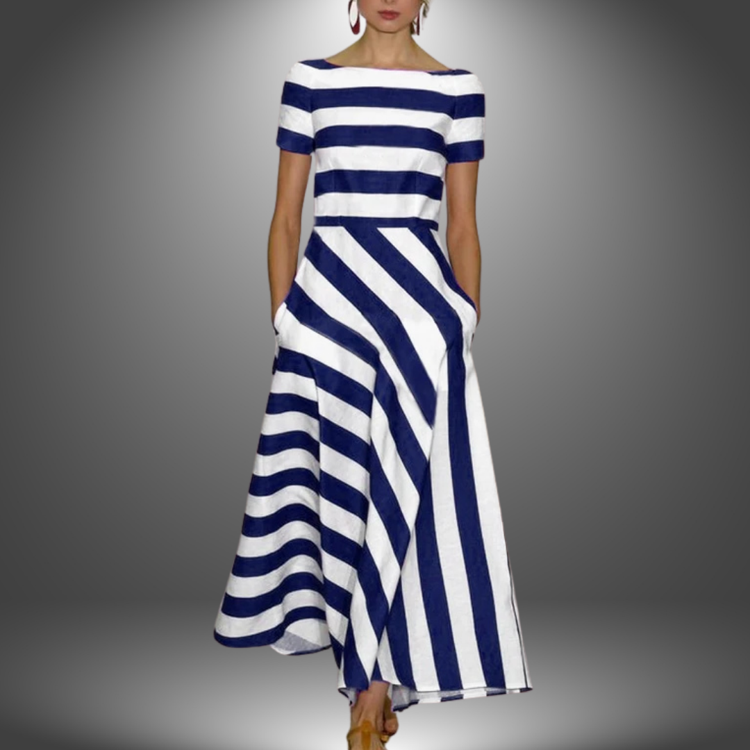 Robe Longue Femme Trapèze Chic 2