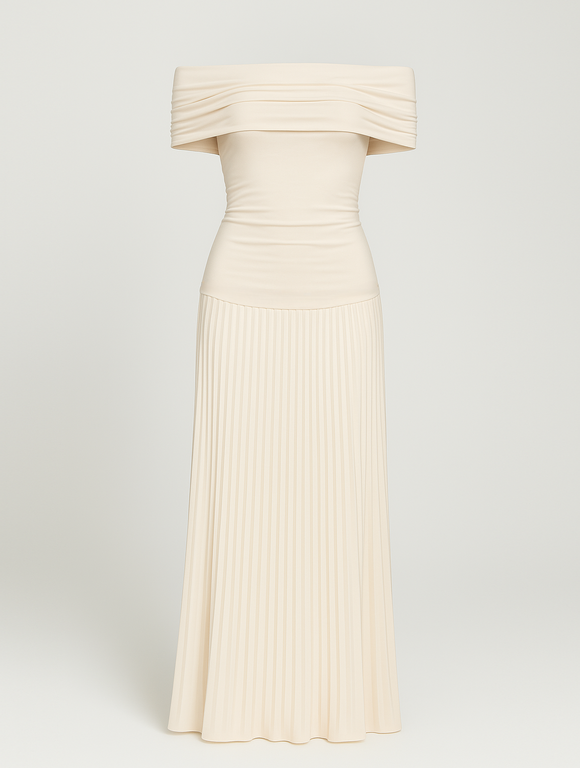 Robe Longue Plissée pour Femmes Invitées de Mariage 3