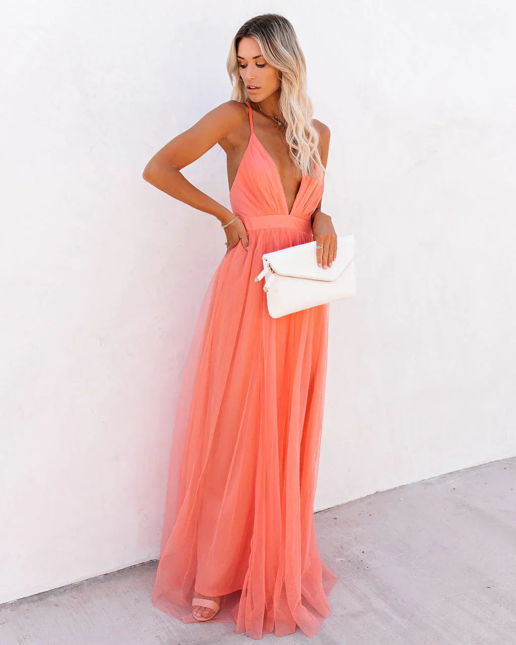 Robe Longue à Bretelles pour Femmes 4