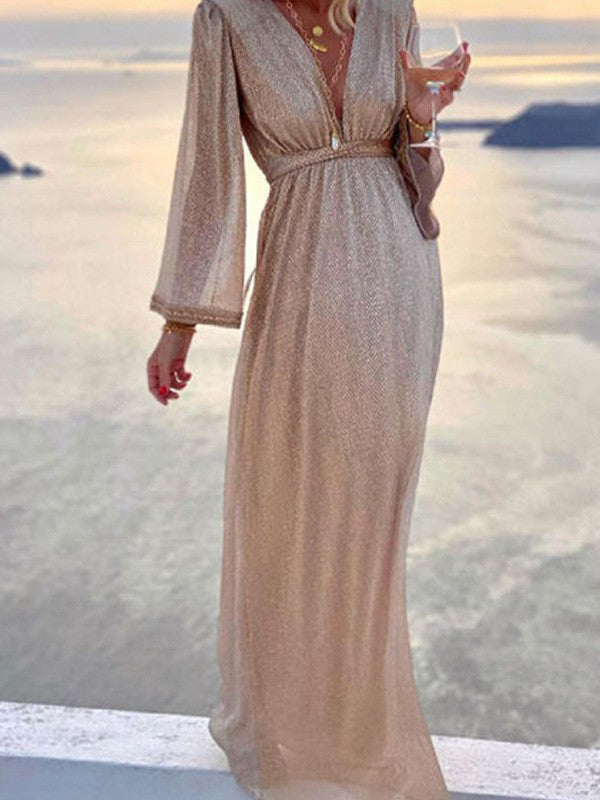 Robe Longue à Paillettes pour Femmes 1