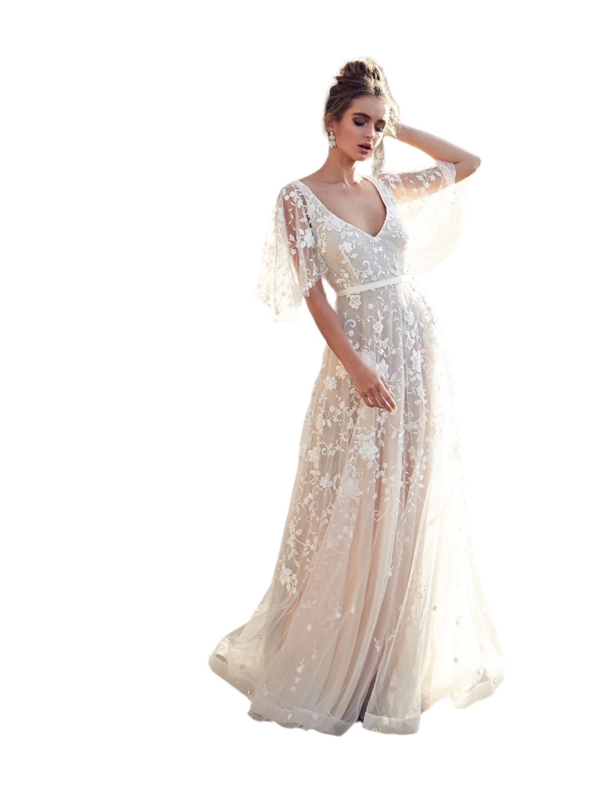 Robe Maxi Fleurie Femme Style Été 0
