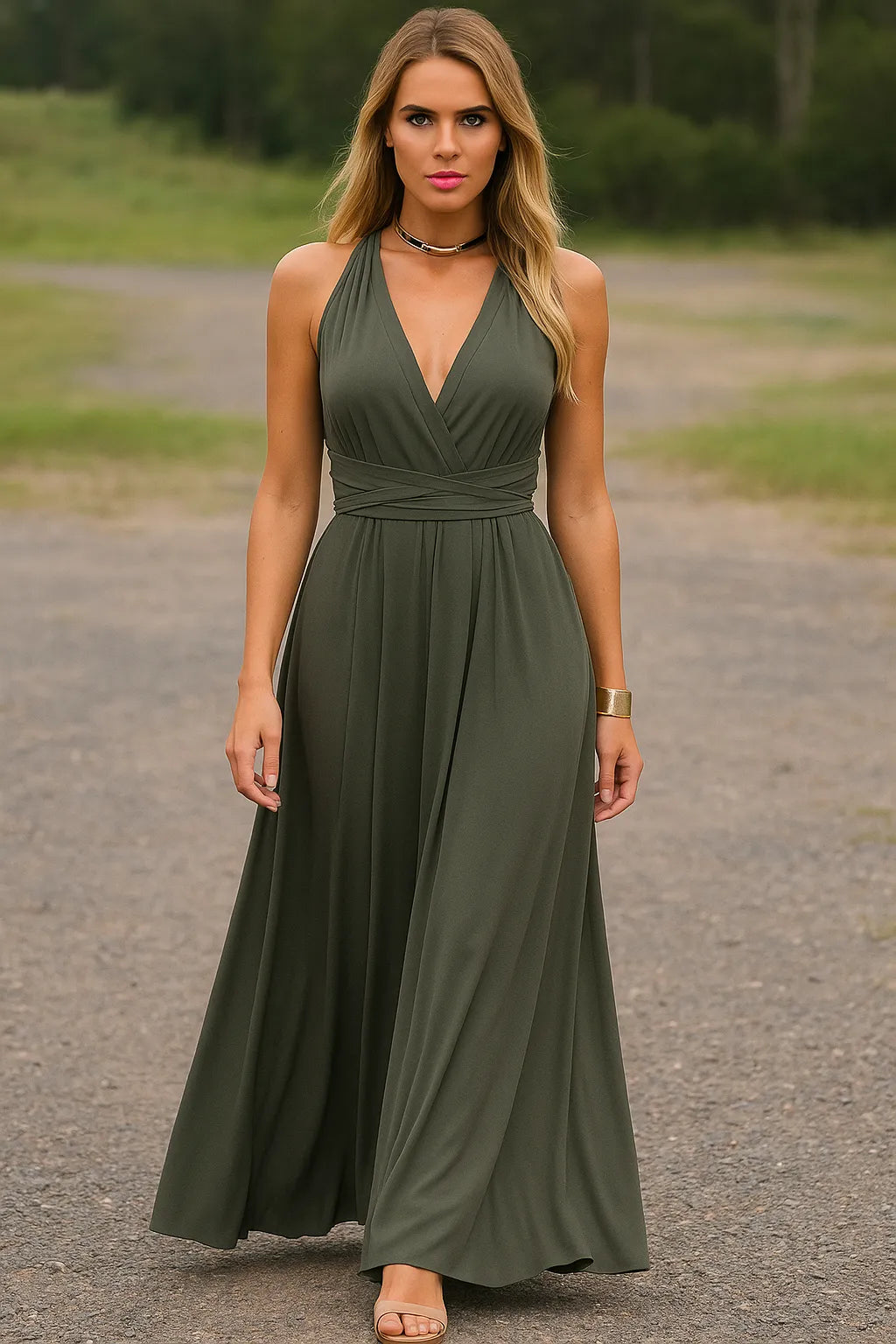 Robe Midi Femme Chic 6