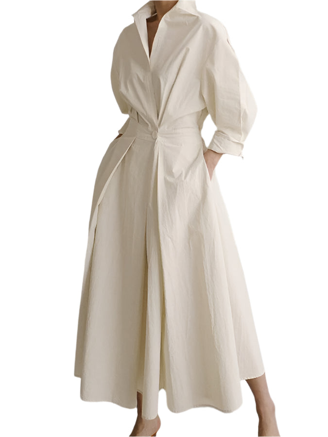 Robe Moderne Femme Confortable en Tissu Léger 0