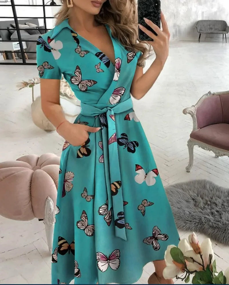 Robe Portefeuille Femme Chic 2