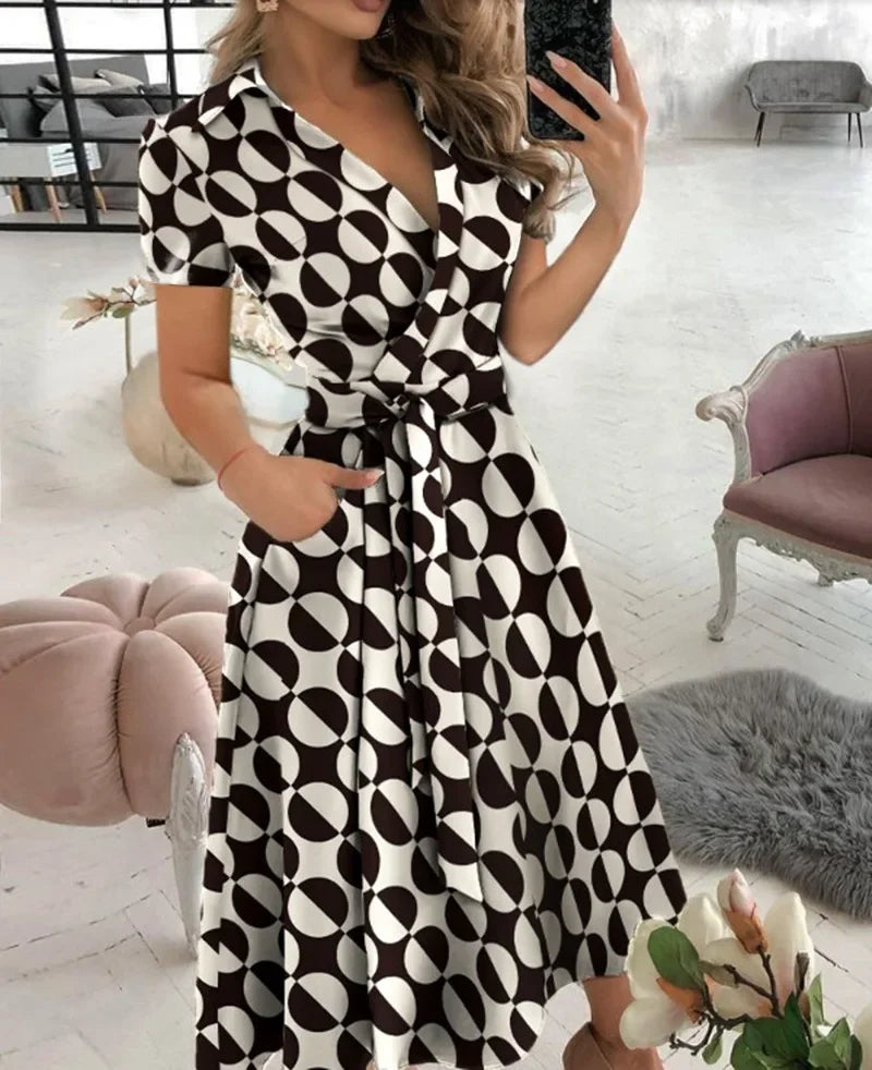 Robe Portefeuille Femme Chic 4