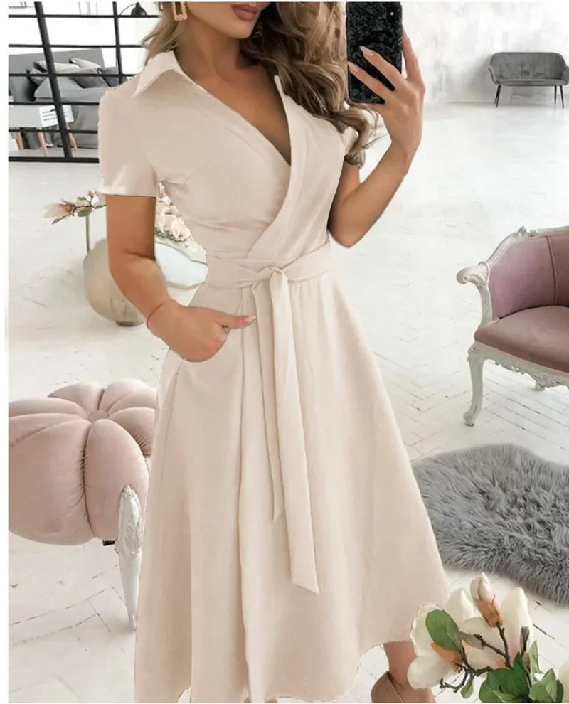 Robe Portefeuille Femme Chic 7