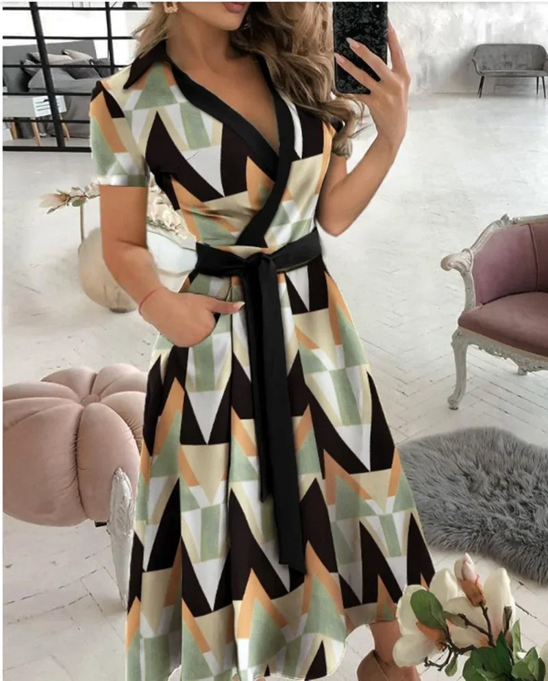 Robe Portefeuille Femme Chic 8