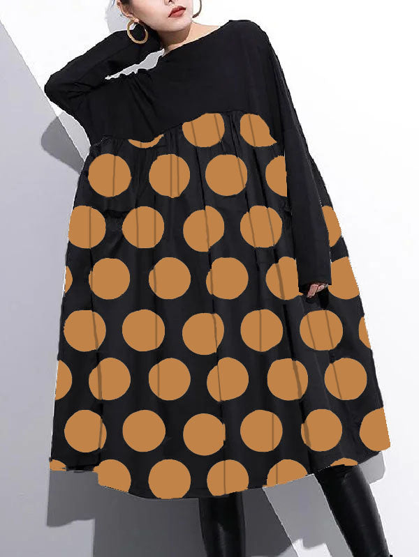Robe Tunique Femme en Coton Moderne avec Détails Patchwork 11