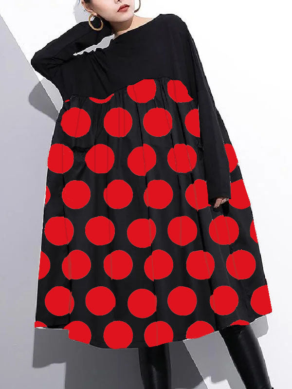 Robe Tunique Femme en Coton Moderne avec Détails Patchwork 3