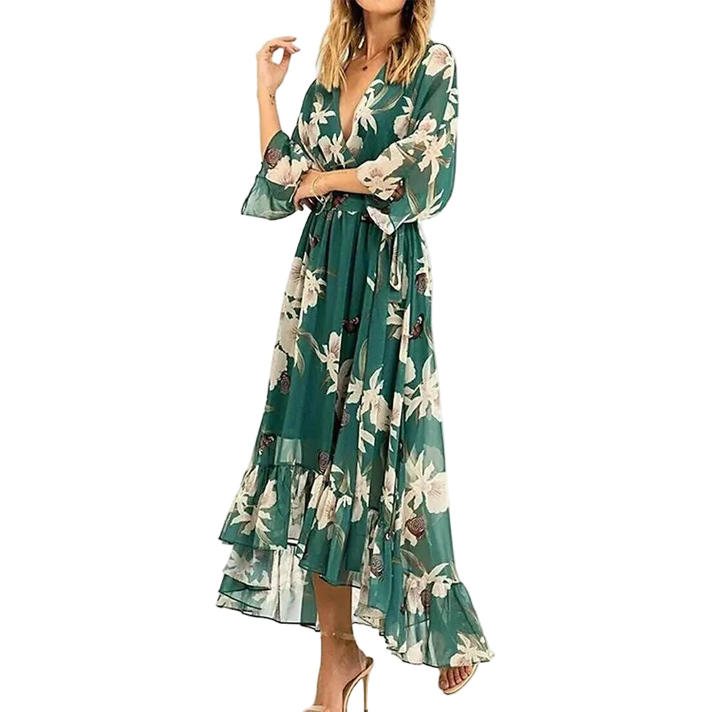 Robe à volants pour femmes 0