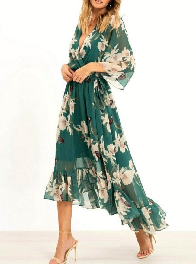 Robe à volants pour femmes 1