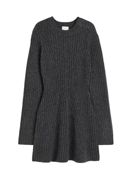 Robe d'automne Tricotée Ajustée 2