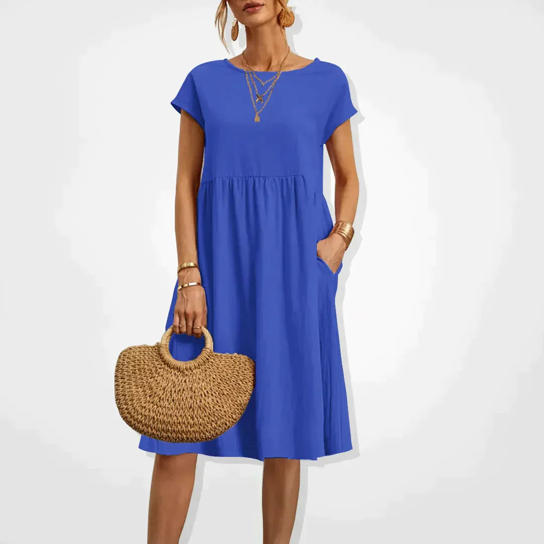 Robe d'été Femme Empire Confortable 2