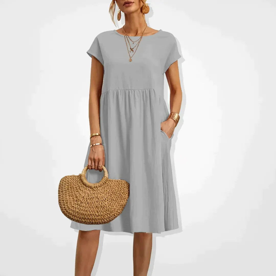 Robe d'été Femme Empire Confortable 5