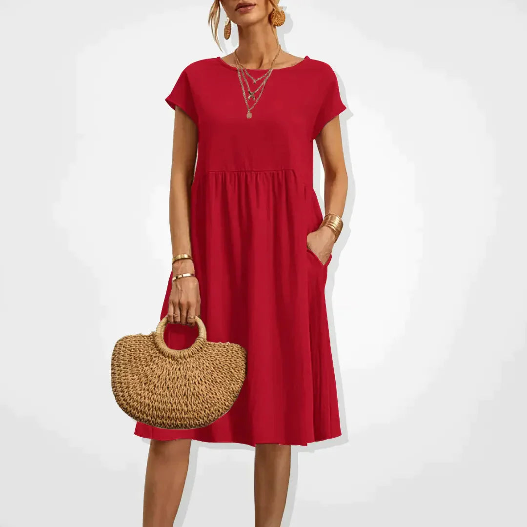 Robe d'été Femme Empire Confortable 7