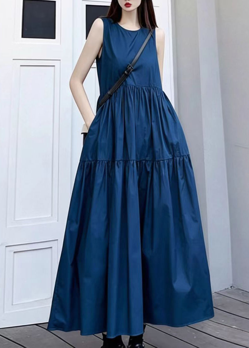 Robe d'été femme col rond coupe ample 1