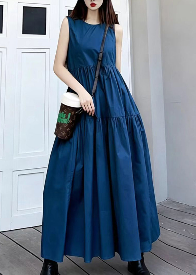 Robe d'été femme col rond coupe ample 2
