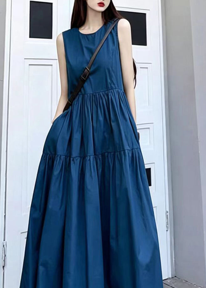 Robe d'été femme col rond coupe ample 3