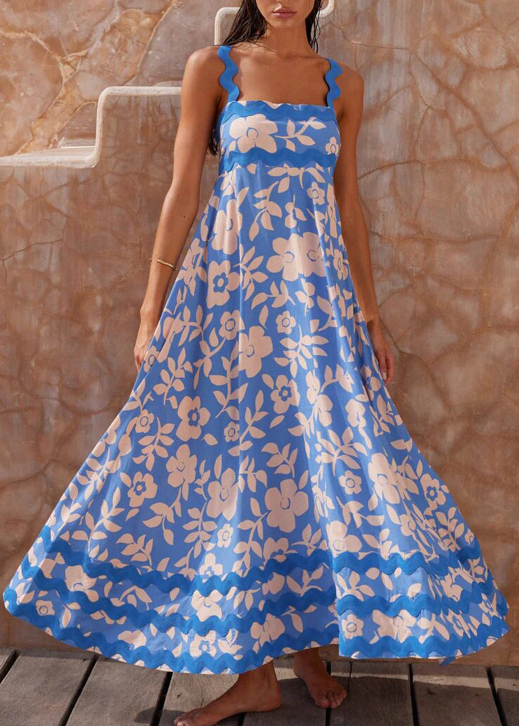 Robe d'été femme style bohème à bretelles 1