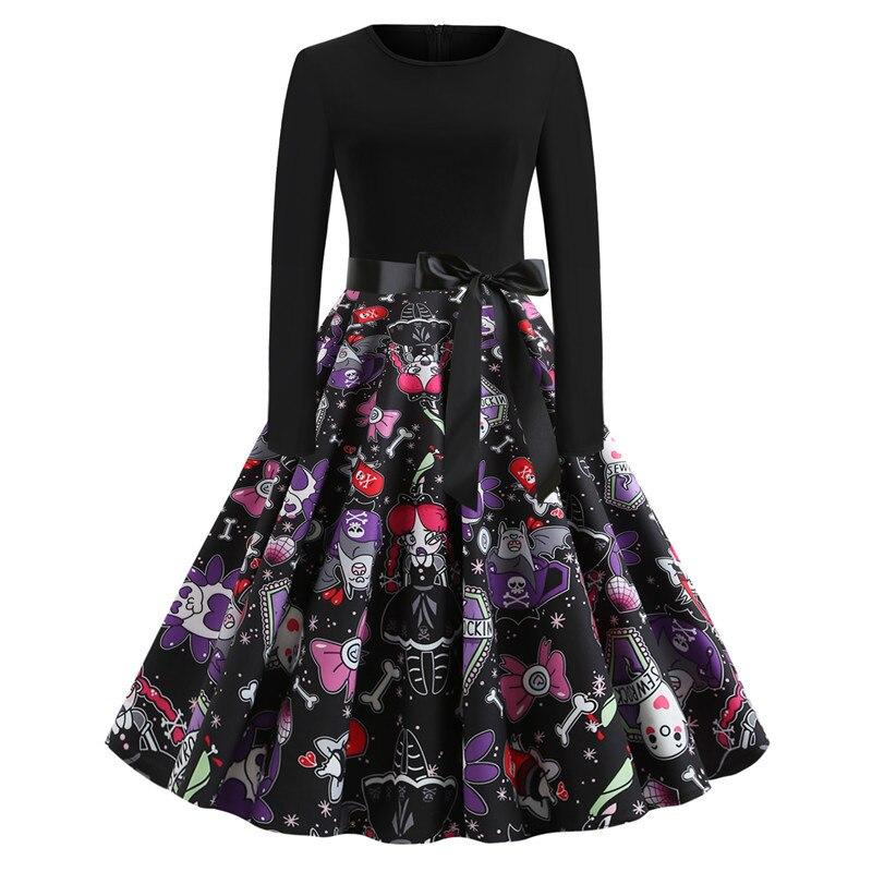 Robe de Costume Gothique à Manches Longues Tissu Doux 0