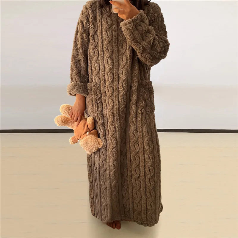 Robe de Nuit Longue Confortable 10