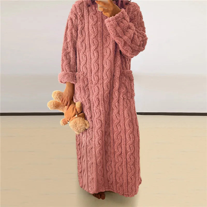 Robe de Nuit Longue Confortable 8