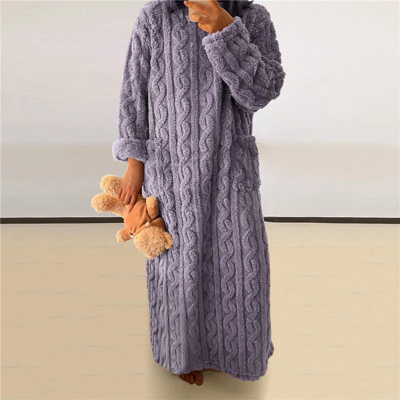 Robe de Nuit Longue Confortable 9