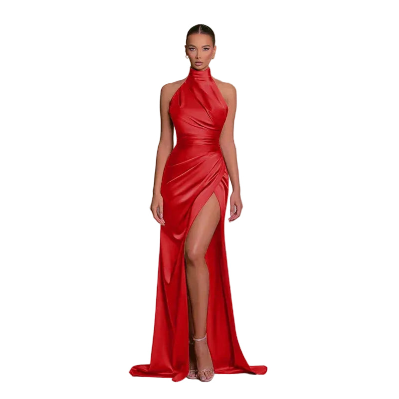 Robe de Soirée Longue à Fente Haute Chic pour Femme 6