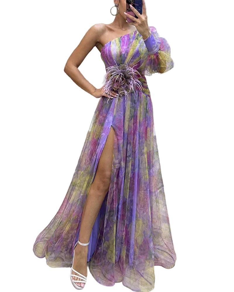 Robe de Soirée à Épaules Dénudées pour Femmes 0