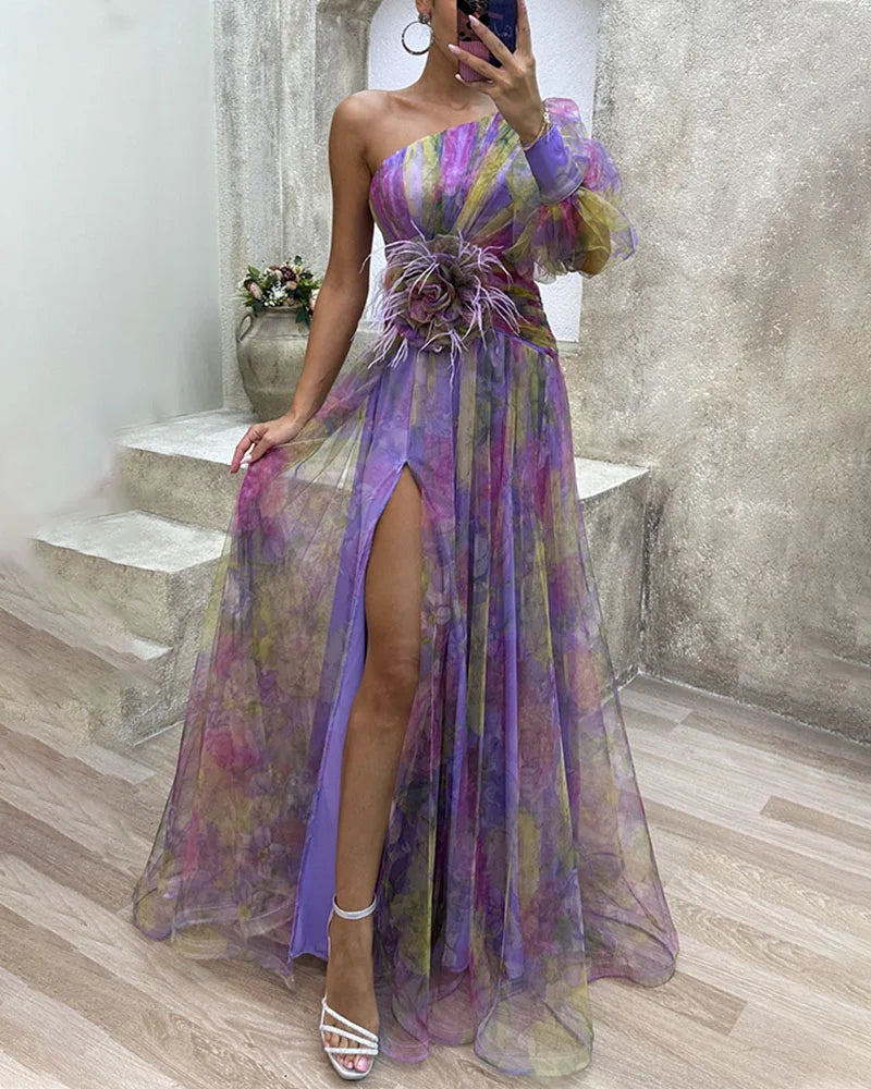 Robe de Soirée à Épaules Dénudées pour Femmes 1