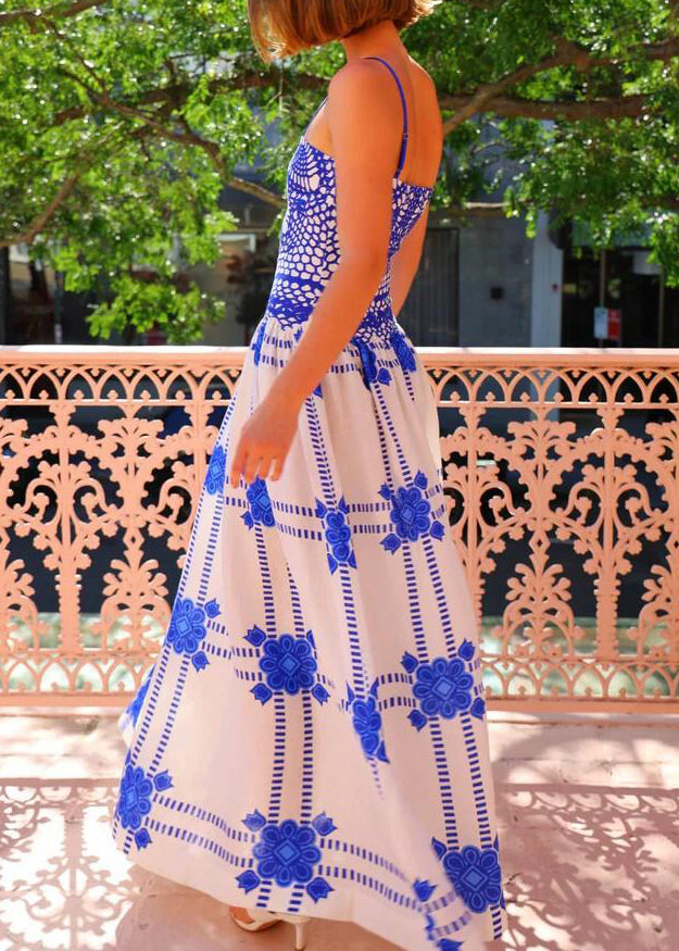 Robe de plage femme à ourlet extra large imprimé estival 4