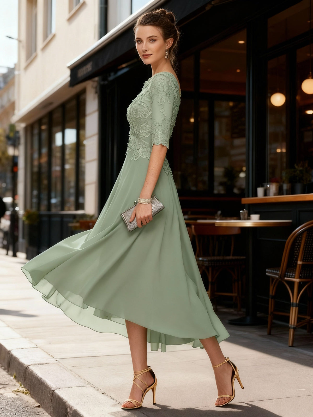 Robe de soirée longue chic 1