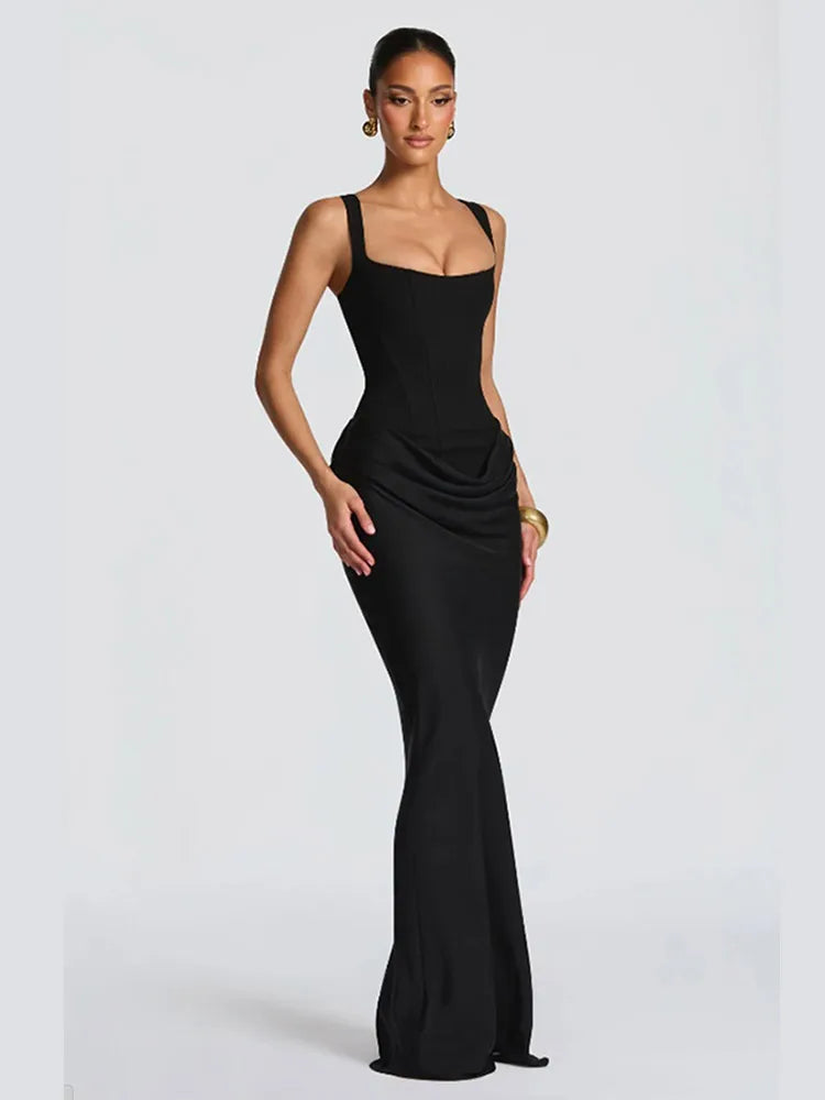 Robe de soirée sans bretelles pour femmes Chic 9
