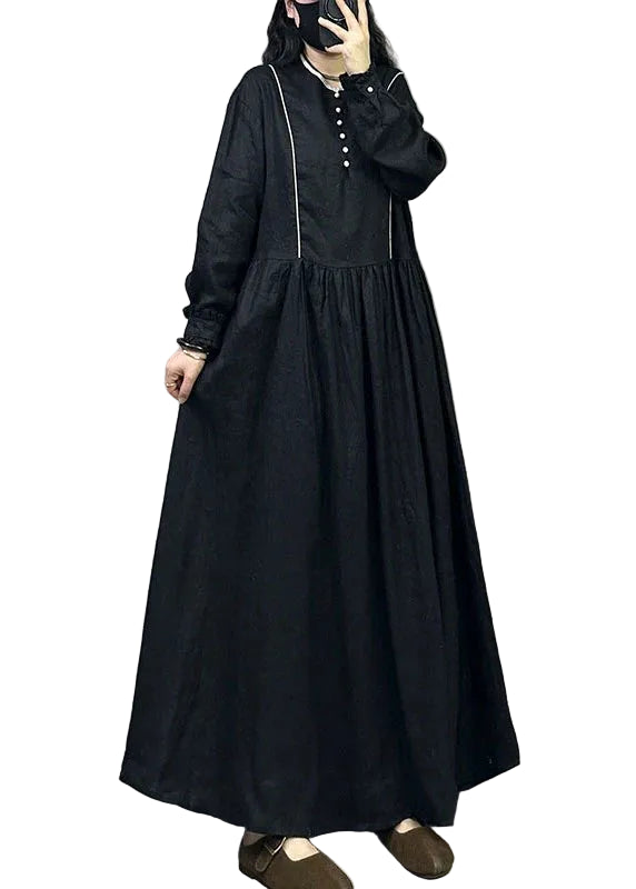 Robe femme automnale oversize à ourlet large 0