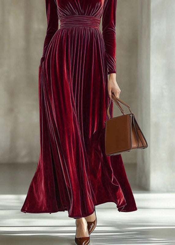 Robe longue femme manches longues style tunique 3