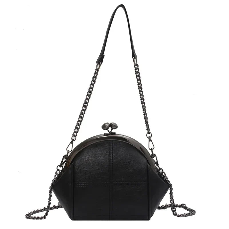 Sac Bandoulière Femme Élégant Détail de Chaîne PU 1