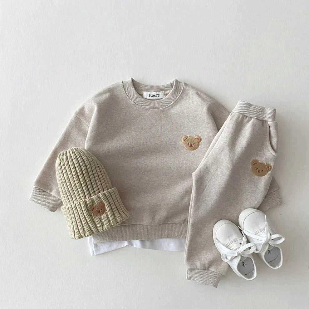 Variant image for Ensemble de Vêtements pour Bébé Manches Longues Confortable Coton-5