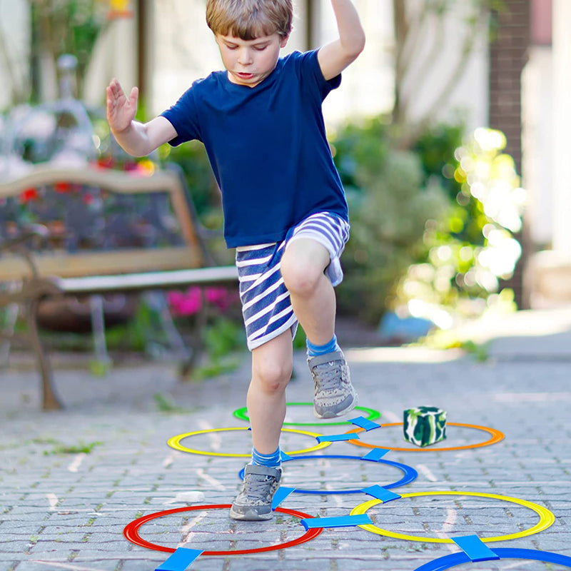 Jeu d'anneaux de saut en treillis Jeu