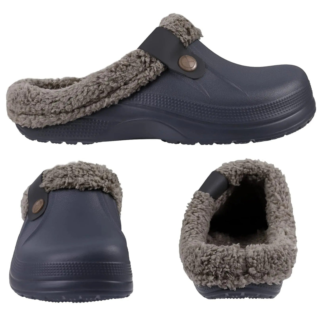 Sabots d'hiver imperméables pour hommes, fourrés 3