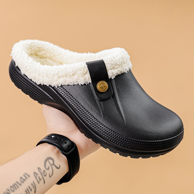 Sabots d'hiver imperméables pour hommes, fourrés 9
