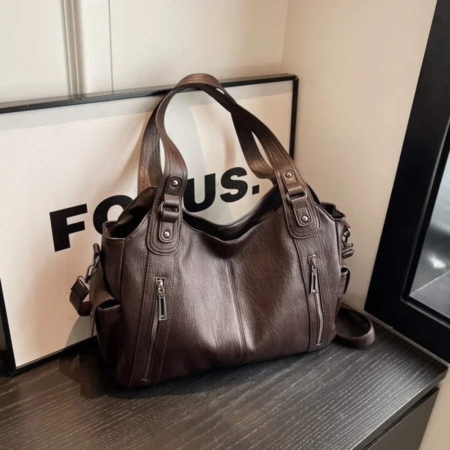 Sac Bandoulière Femme Chic Avec Poches Multiples et Design Moderne 4