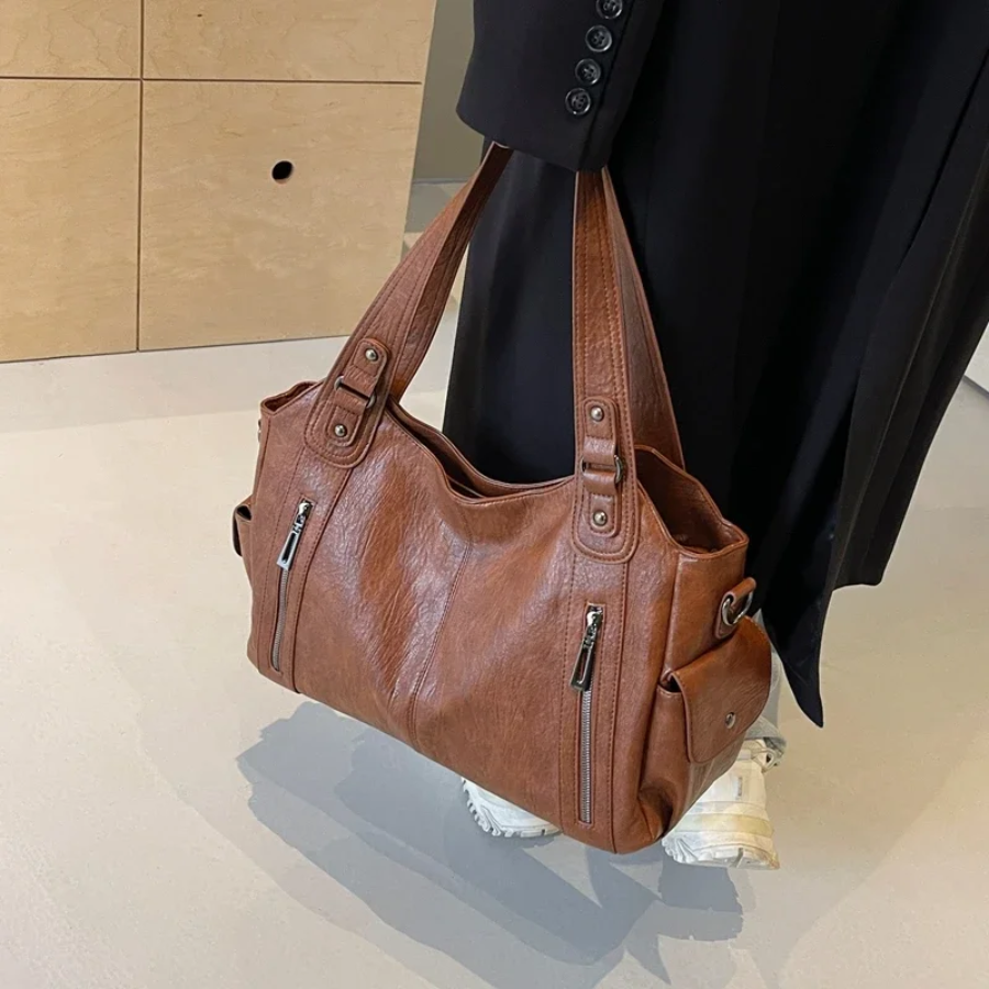 Sac Bandoulière Femme Chic Avec Poches Multiples et Design Moderne 5