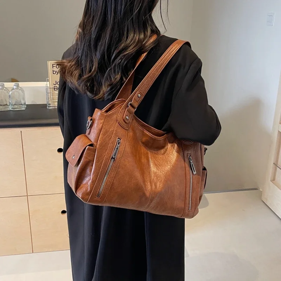 Sac Bandoulière Femme Chic Avec Poches Multiples et Design Moderne 6