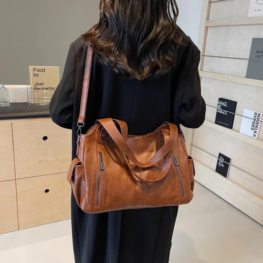 Sac Bandoulière Femme Chic Avec Poches Multiples et Design Moderne 7