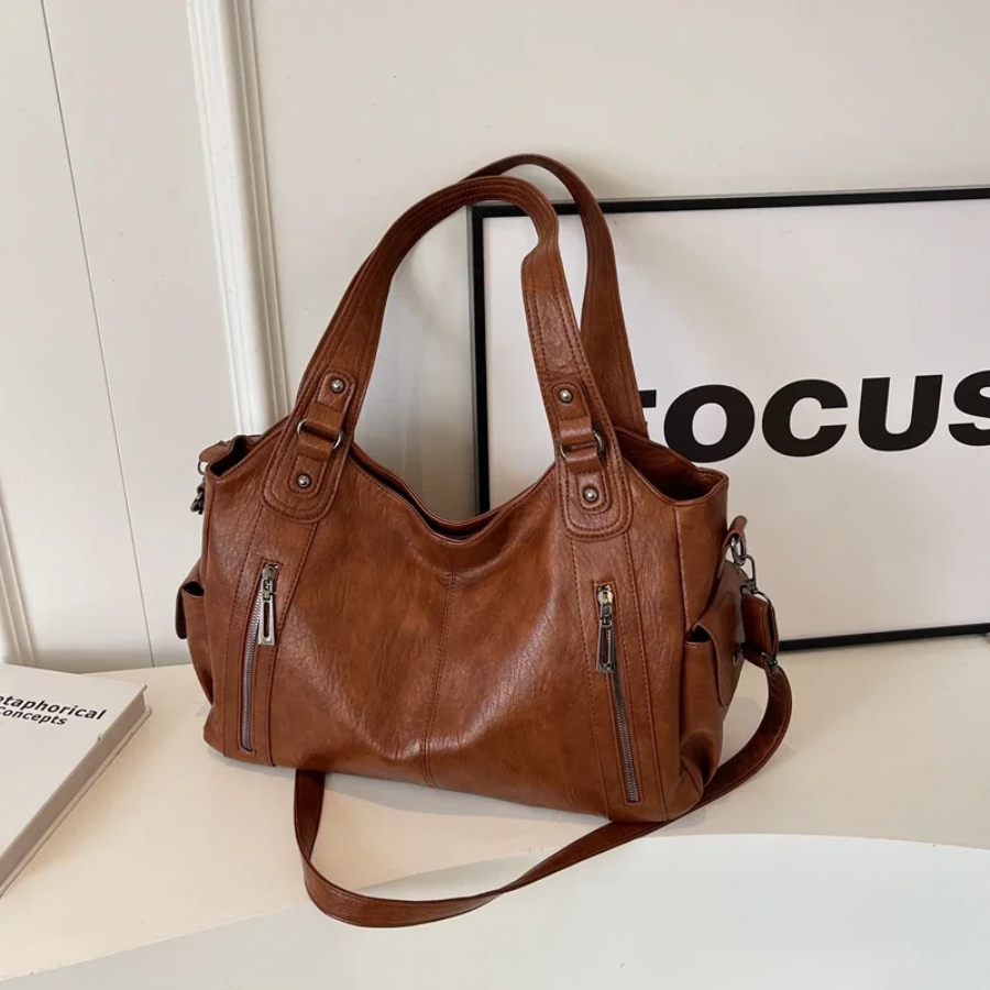 Sac Bandoulière Femme Chic Avec Poches Multiples et Design Moderne 8