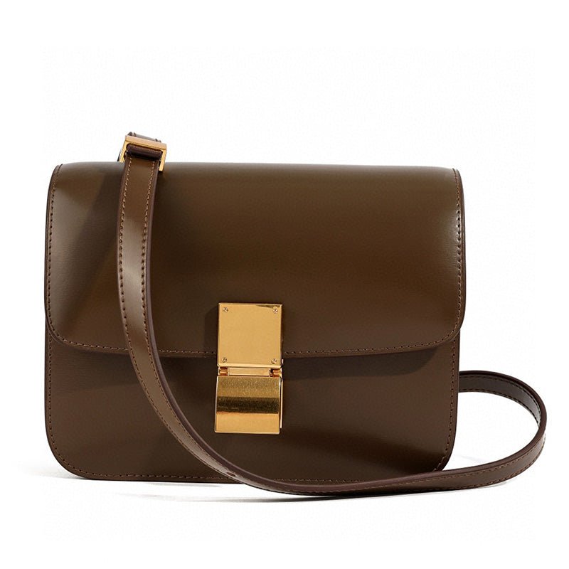 Sac Bandoulière Femme Classique Flap Box Élégant 0